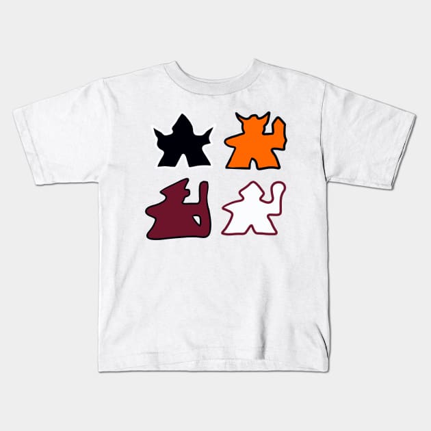 Meeples Kids T-Shirt by ARTEMIDA